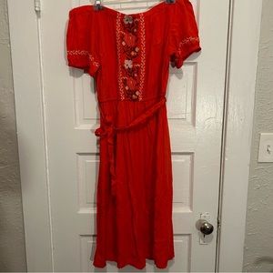 Old Navy Embroidered Dress Large